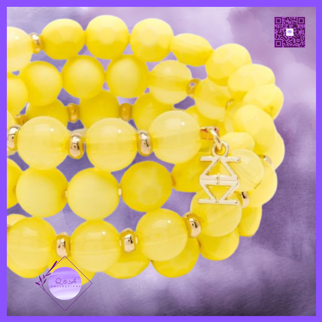 Matte and Glossy Beaded Bracelets