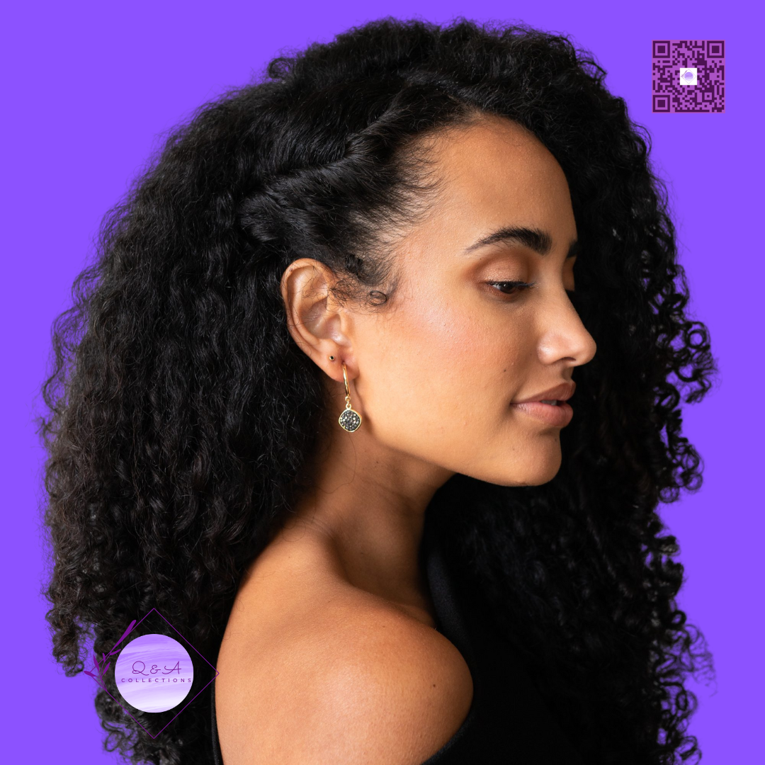 Luxe Drop Hoop Earrings