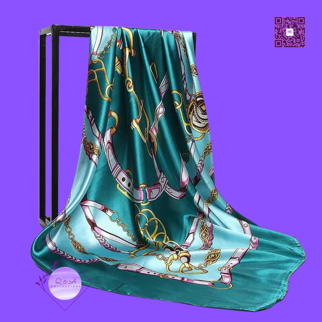 Square Silk Scarves for Women (90*90cm)