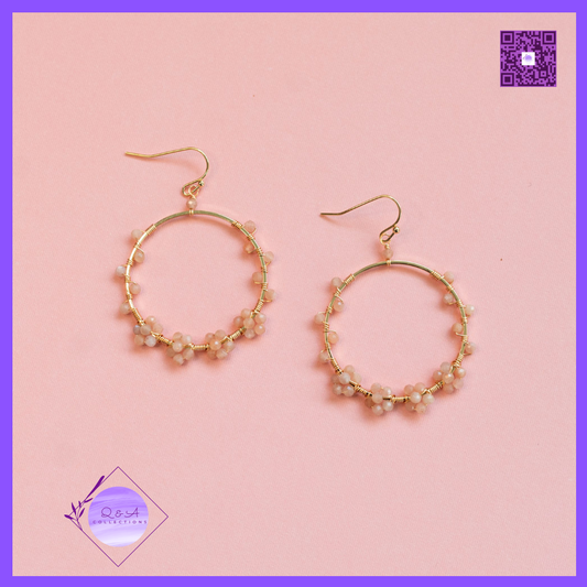 Crystal Hoop Earrings