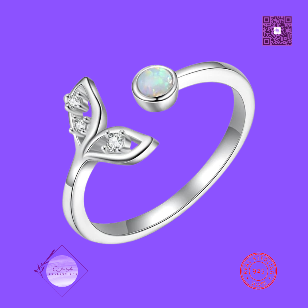 925 Sterling Silver Fish Tail Rings – Q & A Collections
