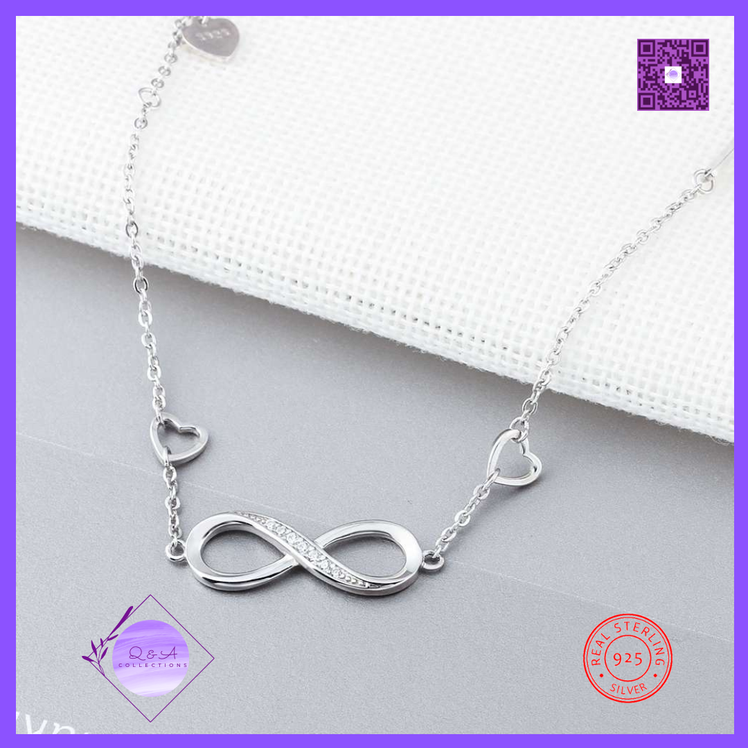 925 Sterling Silver Infinity Bracelets