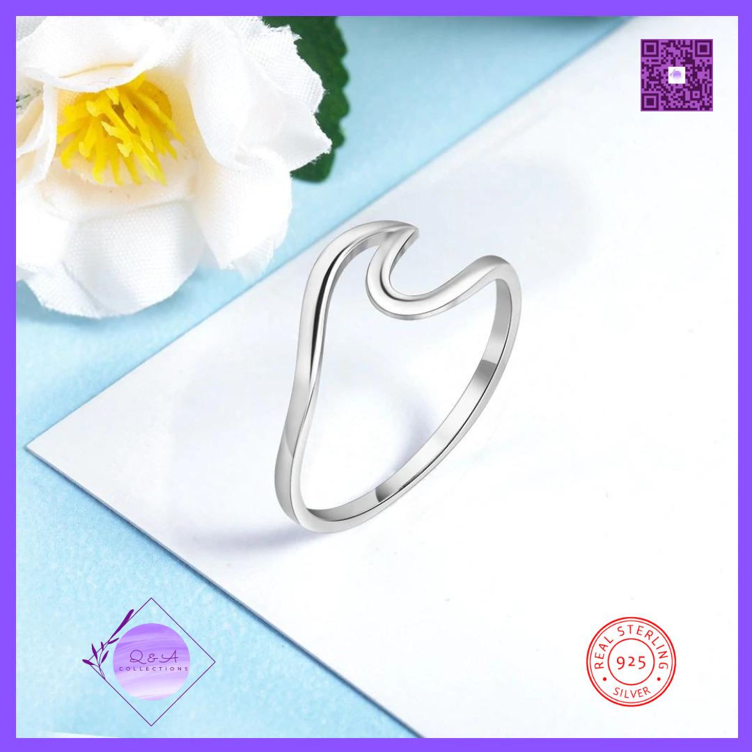 925 Sterling Silver Rings (Irregular Shape)